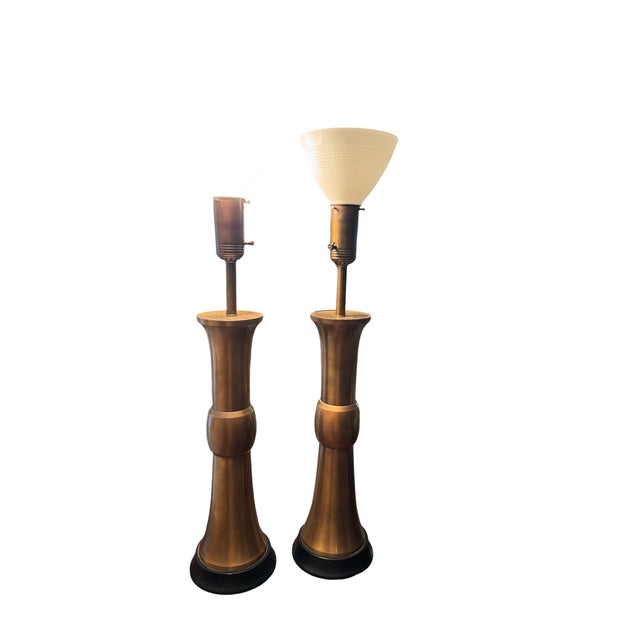 Mid 20th Century Marbro Hollywood Regency Iconic James Mont Lamps - Pair For Sale - Image 14 of 16