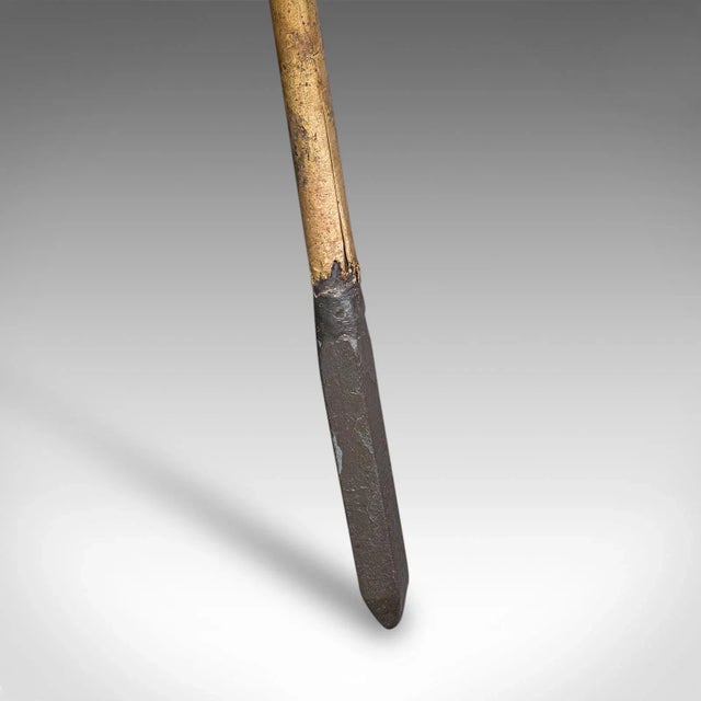 Antique Fire Tool Set, English, Brass, Shovel, Tongs, Poker, Victorian, c.1870 For Sale - Image 12 of 12