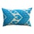1990s Handmade Silk Ikat Lumbar Cushion Cover For Sale