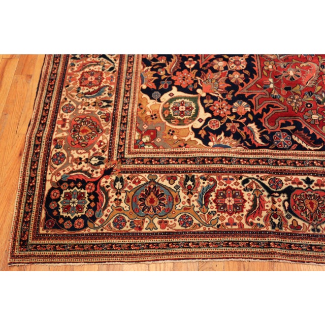 Nazmiyal Collection Antique Heriz Rug For Sale - Image 9 of 12
