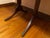 Mid 20th Century Vintage Brown Wood Versatile Drop Leaf Double Pedestal Dining Table For Sale - Image 5 of 18