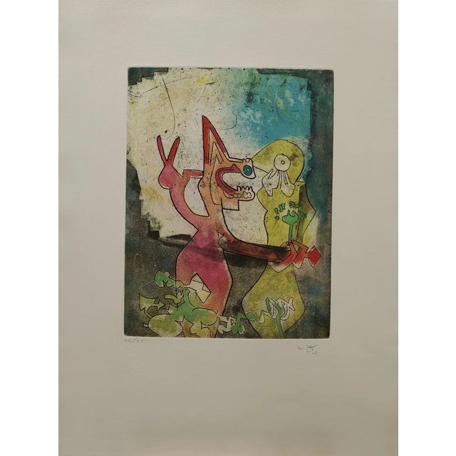 Roberto Sebastian Matta–Clark was a 20th century painter, printmaker and architect. Father of the famous architect Gordon...