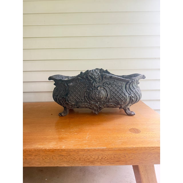 Authentic antique, perfect for flowers indoors or out, circa 1890-1920, and will last a very long time longer. Finished...