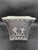 English Vintage Wedgewood Gray and White Satin Planter For Sale - Image 3 of 4