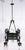 Mid 19th Century Black Italian Chandelier With Intricate Ironwork & Dragon Detail For Sale - Image 10 of 10