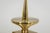 Gilded Brass Candlesticks, Set of 3 For Sale - Image 5 of 7