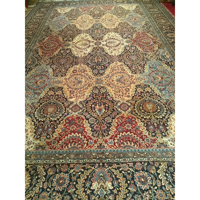 Mid 20th Century Kerman Rug For Sale - Image 4 of 18