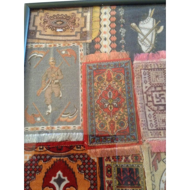 1940s Vintage Framed Cigar/Cigarette Silks For Sale - Image 5 of 7