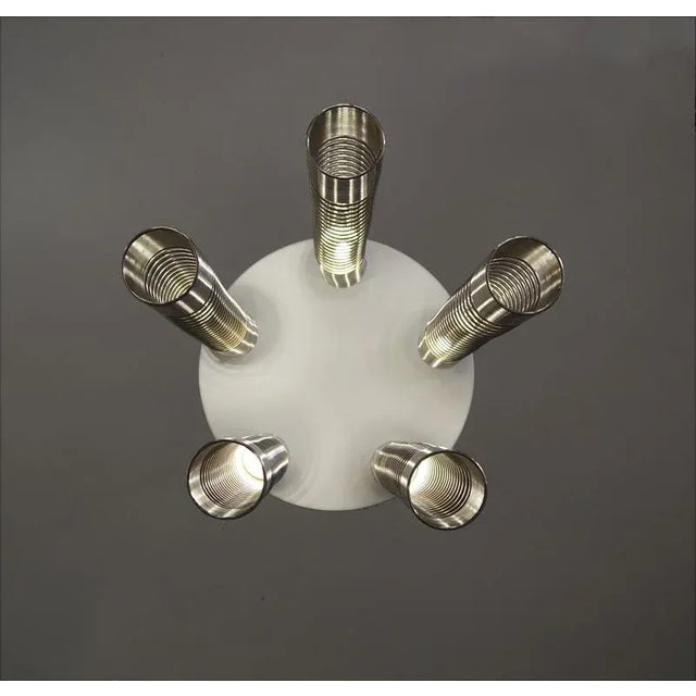 Mid-Century Modern Spirale Ceiling Light by Angelo Mangiarotti for Candle, 1974 For Sale - Image 3 of 8