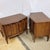 Romweber 1970s Romweber Burl Wood & Walnut Bow-Front Nightstands or End Tables – Pair For Sale - Image 4 of 11