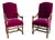 Louis XIII Style Pair of Os De Mouton Arm Chairs, 1890's. For Sale