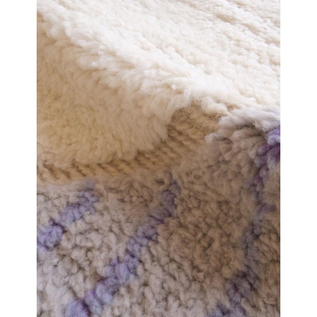 Contemporary Moroccan Wool Rug - 9.9 X 6.8 Ft For Sale - Image 4 of 8