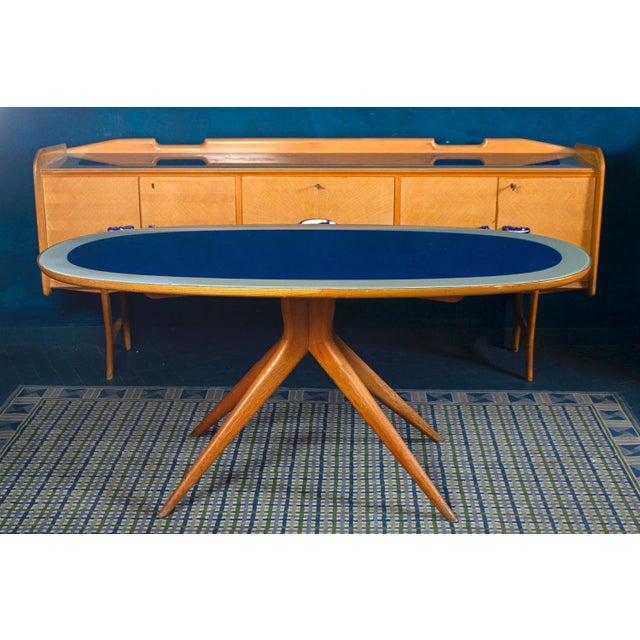 Dining Table and Chairs by Ico & Luisa Parisi, 1960s, Set of 7 For Sale - Image 6 of 13