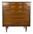 1960s United Sculptural Highboy Dresser For Sale