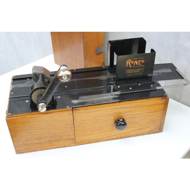 Discover a piece of mid-century office history with this vintage Roneo addressing machine. Crafted with precision and...
