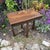 Add some whimsy to your home with this re-invented vintage accent table. We love the combination of postmodern and organic...