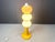 White Mid-Century Italian Glass Floor Lamp, 1960s For Sale - Image 8 of 11