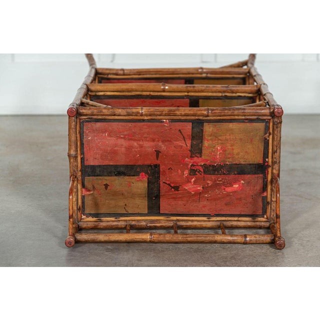 Circa 1870 19th century Bamboo Chinoiserie Etagere. W64 x D50 x H85cm.