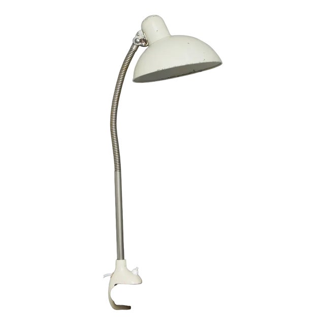 Bauhaus White Table by Christian Dell for Kaiser Idell / Kaiser Leuchten, 1950s For Sale