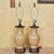 Pair of Port 68 Mark Abrams Cream Ceramic Urn Table Lamps With Linen Drum Shades For Sale - Image 11 of 18