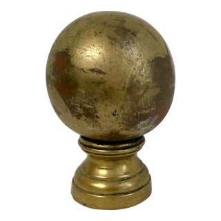 Antique Ball Newel Post Finial For Sale