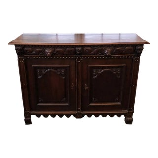 19th Century French Renaissance Carved Buffet For Sale