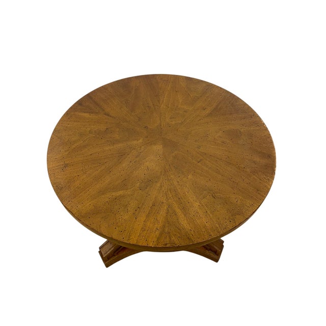 Wood Vintage Regency Style Drexel Accent Table For Sale - Image 7 of 8