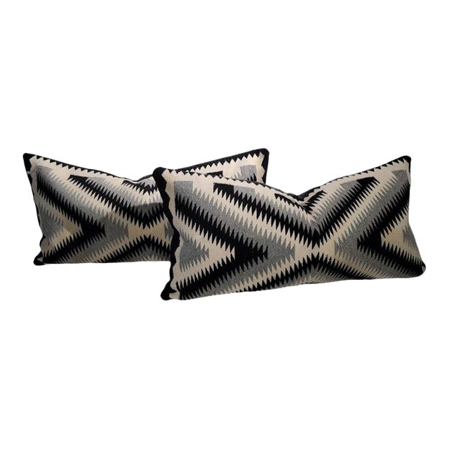 Hand Woven Eye Dazzler Weaving Pillows For Sale