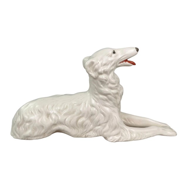 Art Deco 1970s Russian Wolfhound For Sale - Image 3 of 4