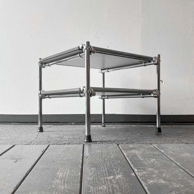 Tubular Steel Side Table For Sale - Image 9 of 18