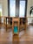 1960s Romanian Mid-Century Modern Teak Space Saver Dining Table With Four Hidden Nesting Chairs For Sale - Image 4 of 17