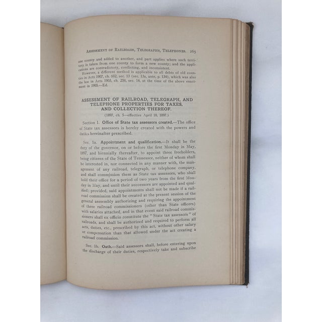 1907 Antique Legal Volume For Sale In Nashville - Image 6 of 7