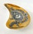Single Medaglioni Piero Fornasetti Gilt Porcelain Cresent Shaped Catchall Tray For Sale - Image 10 of 12
