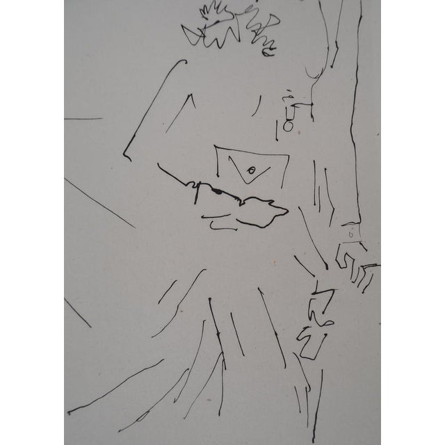Modern Jean Cocteau, The Ball of Count d'Orgel, The Count and His Wife, Original Engraving For Sale - Image 3 of 5