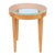 Modern Mark Goetz for Bernhardt Design Cirque Maple and Glass Round Side Table For Sale