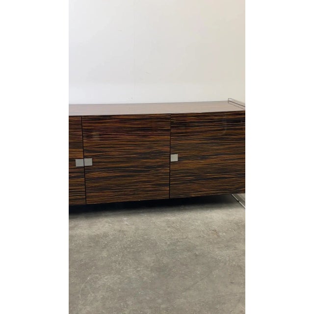 Sideboard in Chrome and Acrylic by Armobil For Sale - Image 15 of 16