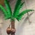 Kelly Green Hollywood Regency Outdoor Garden Sculptural 14’ Life Size Palm Tree. For Sale - Image 8 of 13