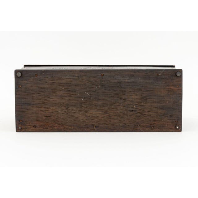 Wood American Paint-Decorated Wood Box, 19th Century For Sale - Image 7 of 7
