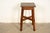 Stickley Brothers Antique Mission Oak Arts & Crafts Leather Top Tabouret Side Table, Circa 1910 For Sale - Image 10 of 10