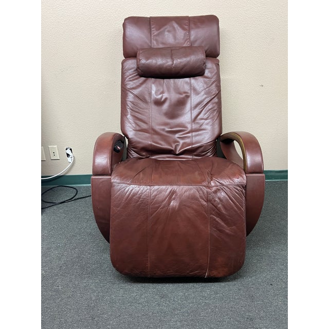 Sanyo Zero Gravity Leather Massage Recliner Chairish