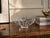 A striking vintage Orrefors “Thousand Windows” crystal centerpiece bowl, designed by celebrated Swedish glass artist Simon...