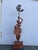 Tall Lamp wood carved woman. Balinese Hand Carved Statue of a Young Woman with a Fish Wrapped around her waist. Beautiful...