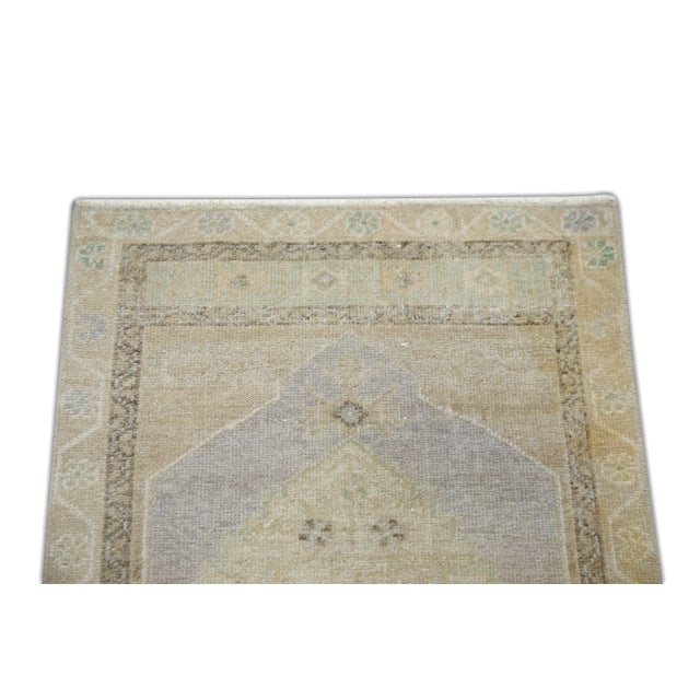 Traditional Vintage Turkish Mini Rug 1'9" X 3'2" For Sale - Image 3 of 5