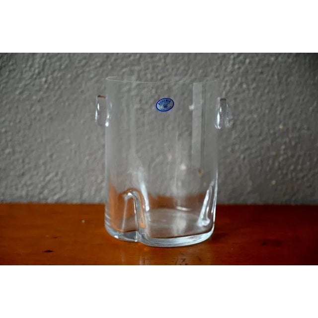 Boho Chic Bohemian Crystal Champagne Bucket, 1960s For Sale - Image 3 of 8