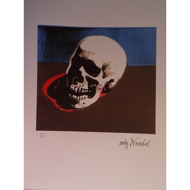 After Andy Warhol, Skull, Lithograph For Sale - Image 8 of 8