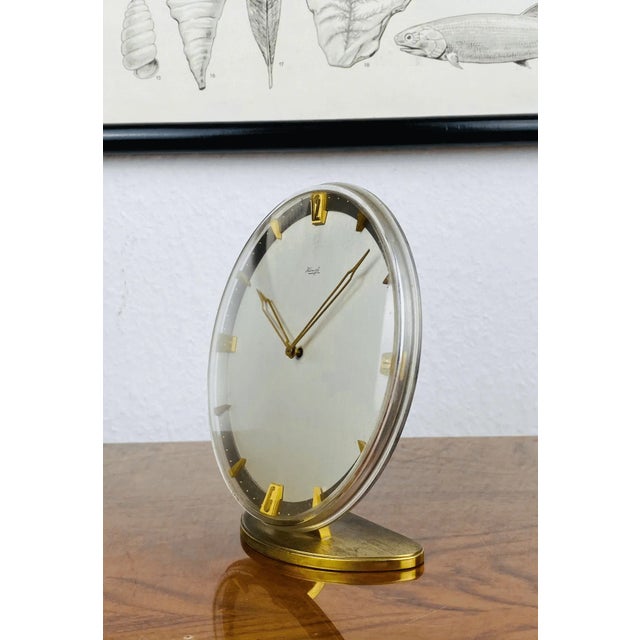 Table Clock from Kienzle, 1960s, in Very Good conditions. Designed 1960 to 1969 This piece has an attribution mark, I am...