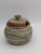 Mid-Century Modern Vintage Ceramic Lidded Pottery Sugar Bowl, Honey Pot, Stoneware, Signed For Sale - Image 3 of 8