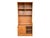 1960s Scandinavian Danish Modern Teak Bookcase With Sliding Door Cabinet For Sale - Image 4 of 12