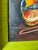 Black Vintage Mid-Century Violin Still Life Painting in Gilt Frame With Velvet Liner For Sale - Image 8 of 18