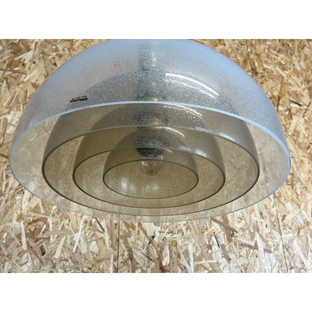 1960s Mid-Century Modern Glass Pulegoso Pendant Lamp by Carlo Nason for Mazzega, 1960s For Sale - Image 5 of 13